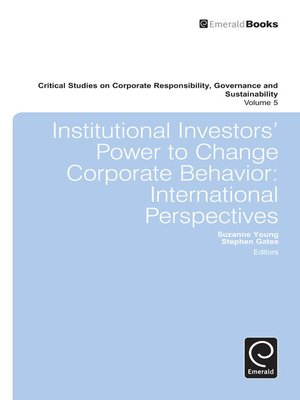 cover image of Critical Studies on Corporate Responsibility, Governance and Sustainability, Volume 5